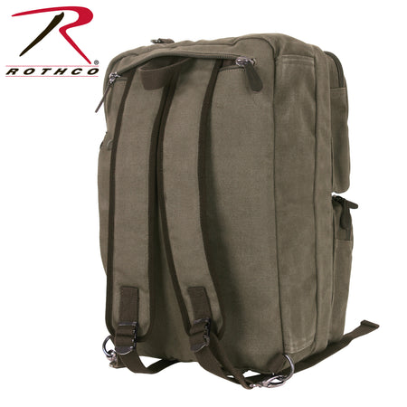 Rothco Canvas Briefcase Backpack Olive Drab Size One Size