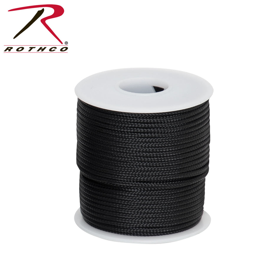Rothco 95lb Micro Cord 100ft Spool Black