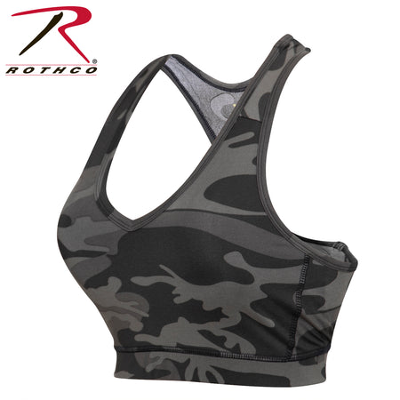 Rothco Camo Sports Bra Black Camo Size S