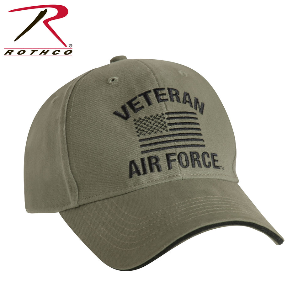 Rothco Vintage Veteran Low Profile Cap  Vintage Olive Drab Size One Size