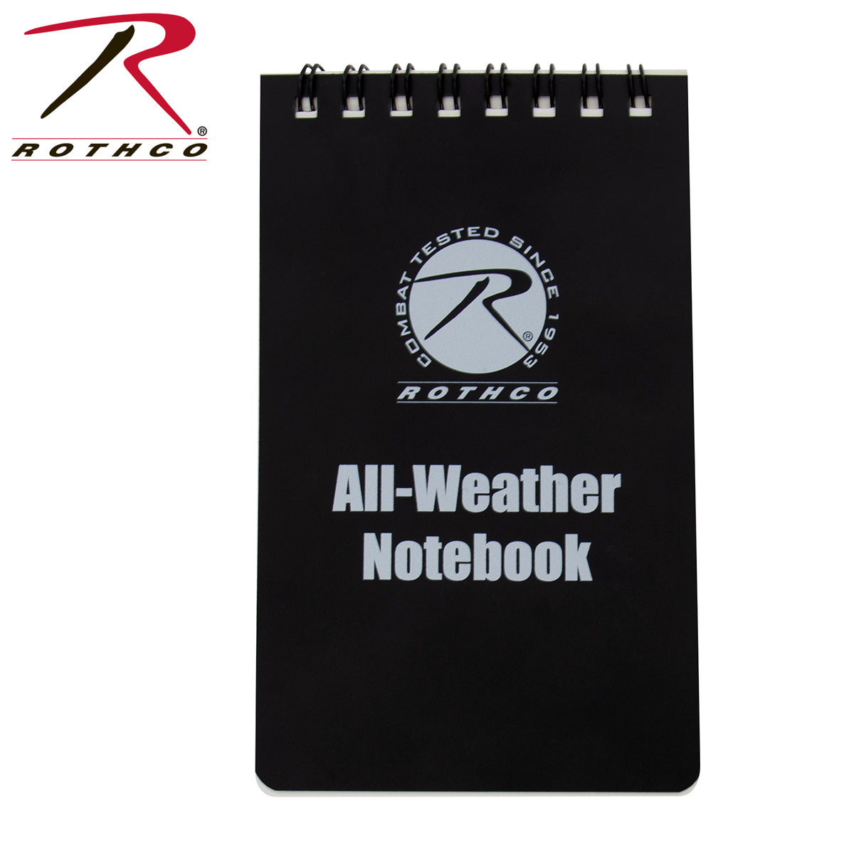 Rothco All-Weather Waterproof Notebook Black Size 3" x 5"