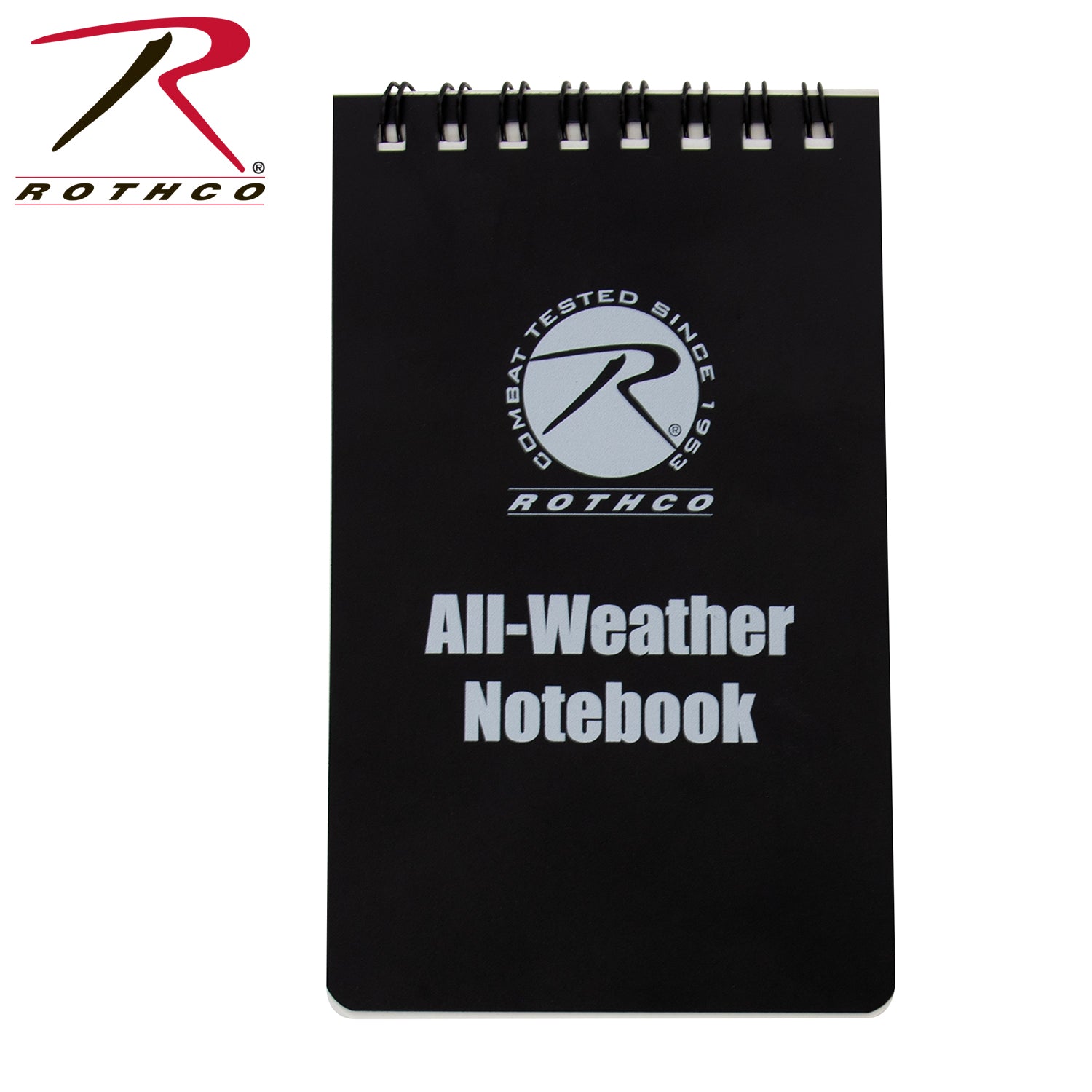 Rothco All-Weather Waterproof Notebook Black Size 3" x 5"