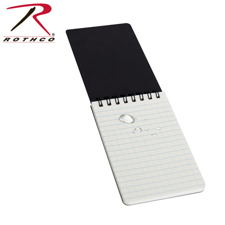Rothco All-Weather Waterproof Notebook Black Size 3" x 5"