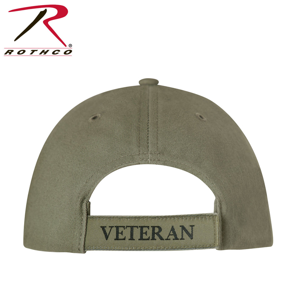 Rothco Vintage Veteran Low Profile Cap  Vintage Olive Drab Size One Size