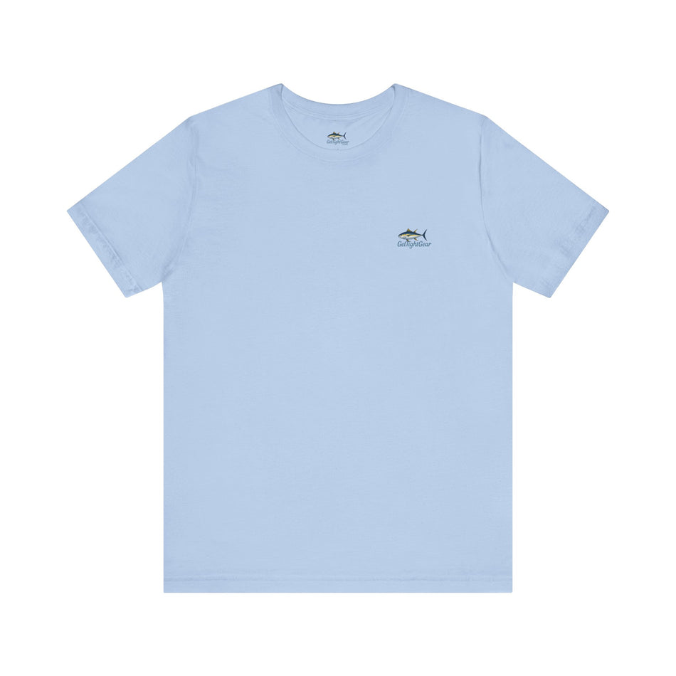 Camiseta de manga corta unisex de Miami Fishing: perfecta para los amantes de la pesca.