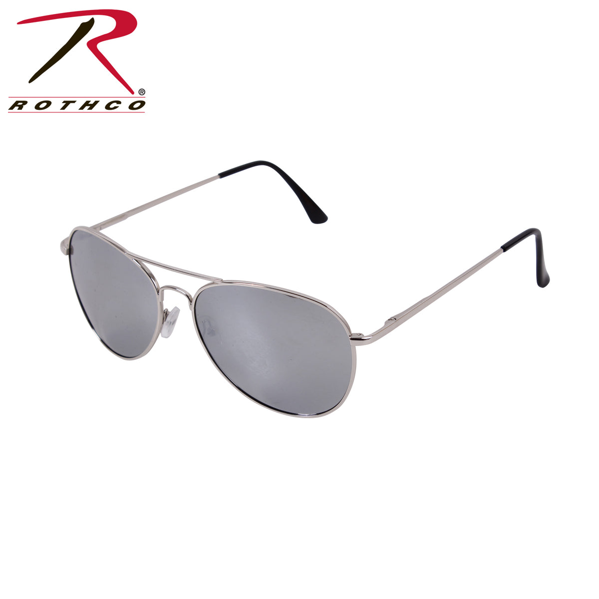Rothco 58mm Polarized Sunglasses Chrome / Mirror