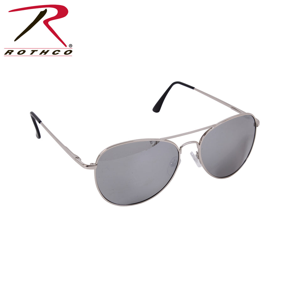 Rothco 58mm Polarized Sunglasses Chrome / Mirror