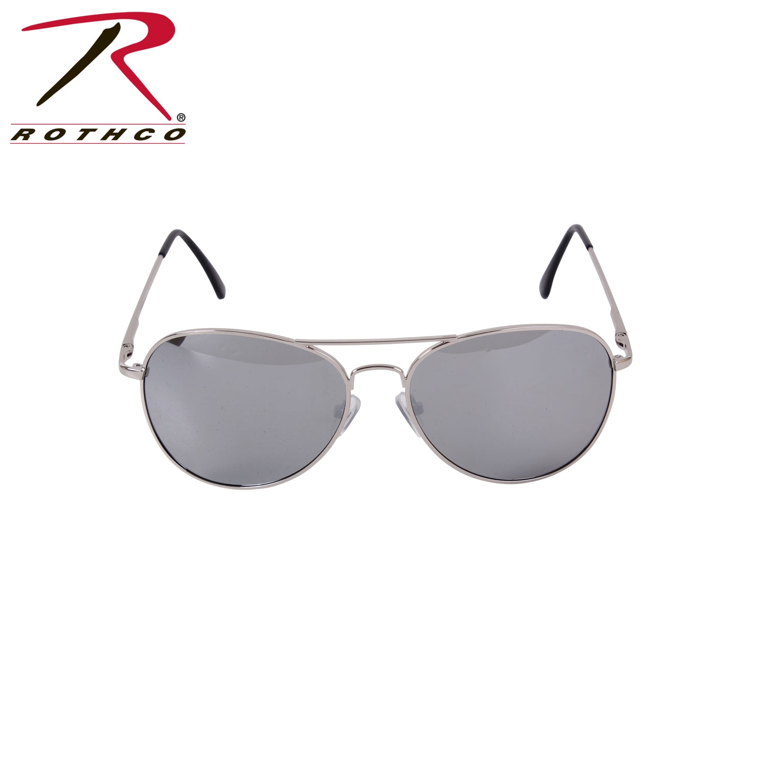 Rothco 58mm Polarized Sunglasses Chrome / Mirror