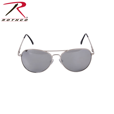 Rothco 58mm Polarized Sunglasses Chrome / Mirror