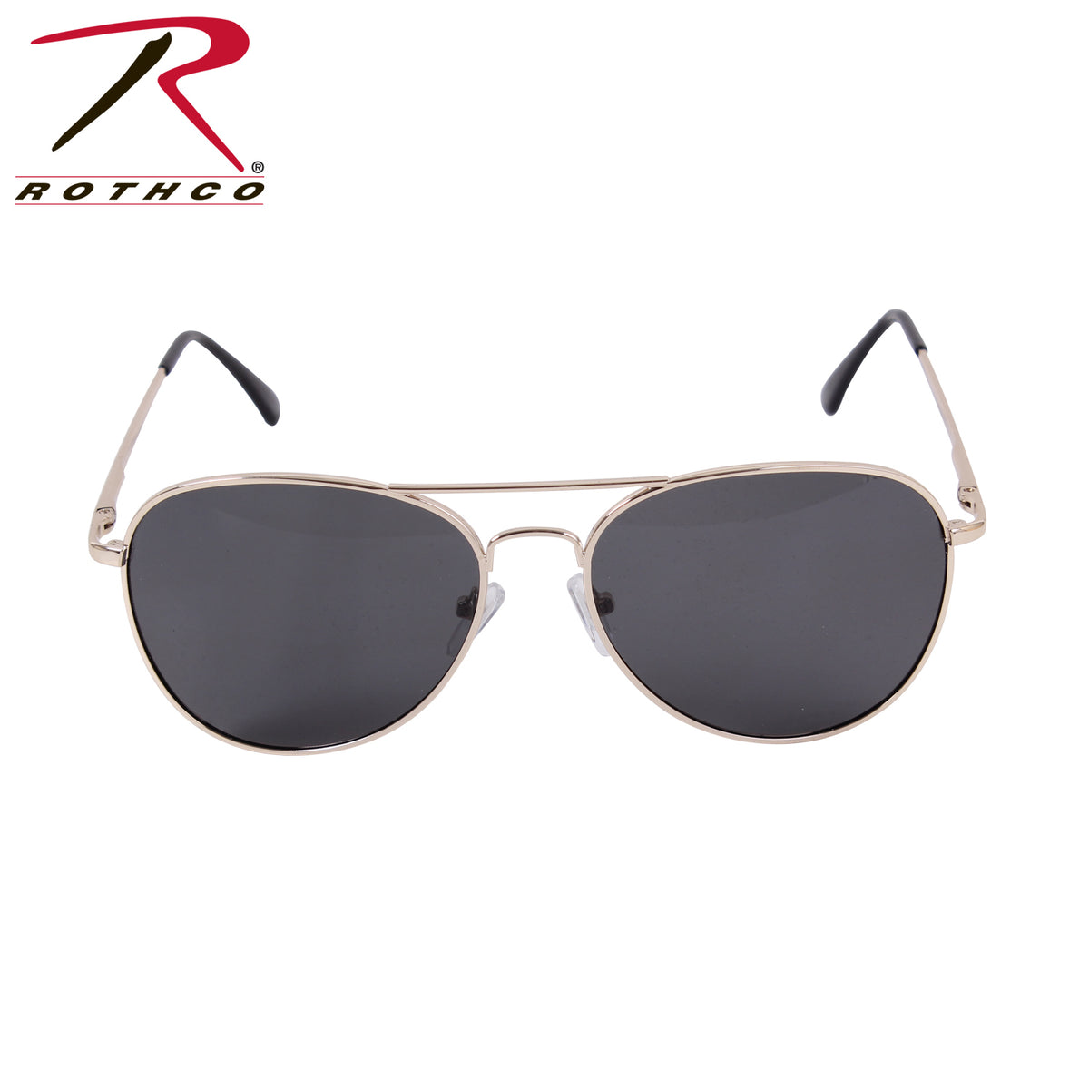 Rothco 58mm Polarized Sunglasses Gold / Smoke