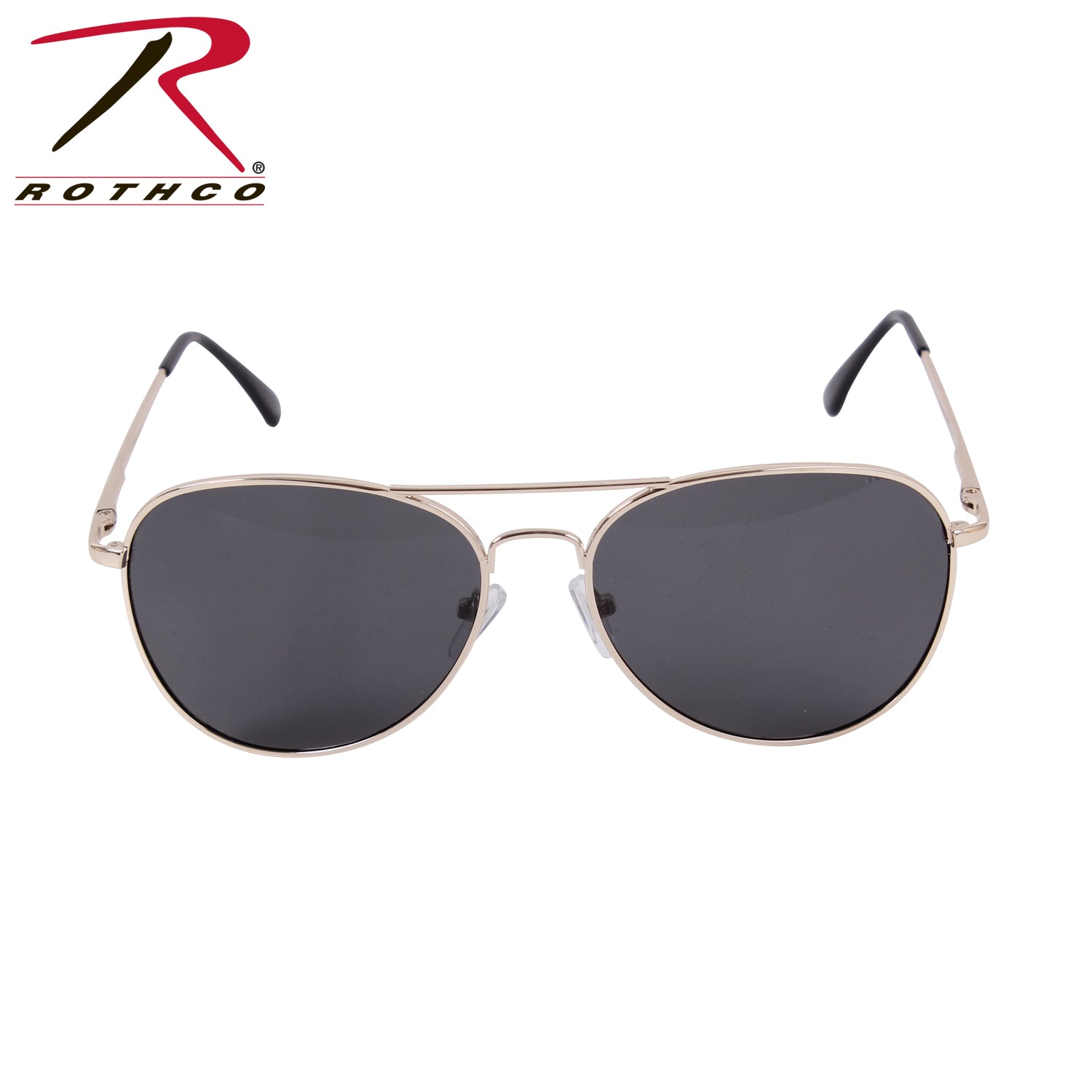 Rothco 58mm Polarized Sunglasses Gold / Smoke