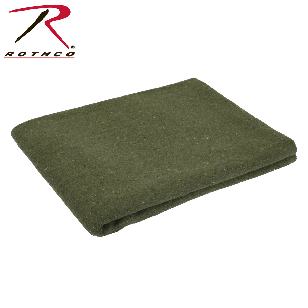 Rothco Wool Rescue Survival Blanket Olive Drab Size 60" x 80"