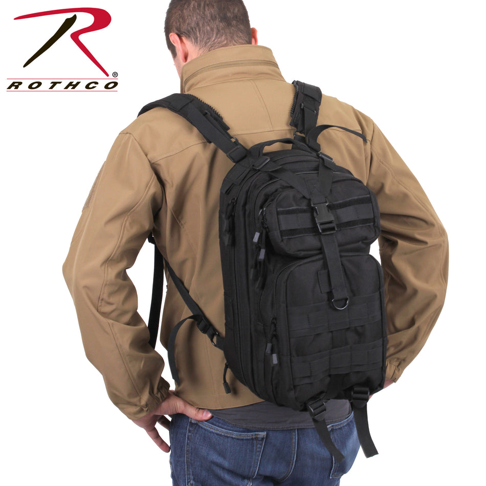 Rothco Convertible Medium Transport Pack Black
