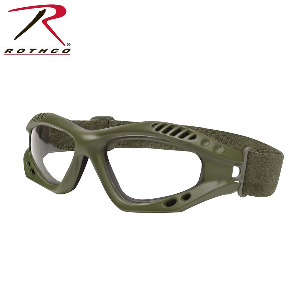 Rothco ANSI Rated Tactical Goggles  Olive Drab / Clear