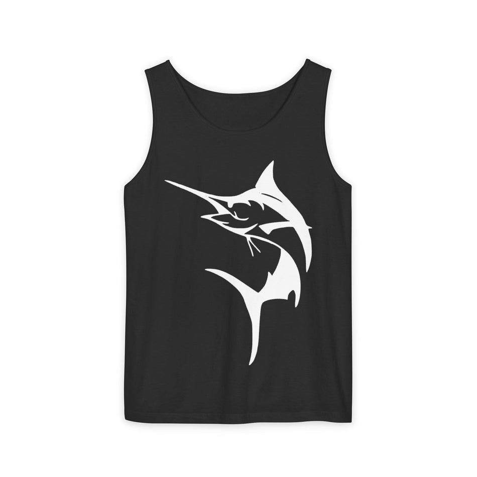 Marlin Fishing Tank Top - Unisex Beachwear, Summer Shirt, Gift for Fishermen, Ocean Lover Apparel, Casual Layering Piece