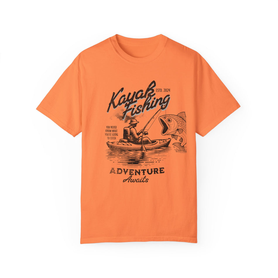 Kayak Fishing Adventure Unisex T-Shirt - Perfect for Outdoor Enthusiasts