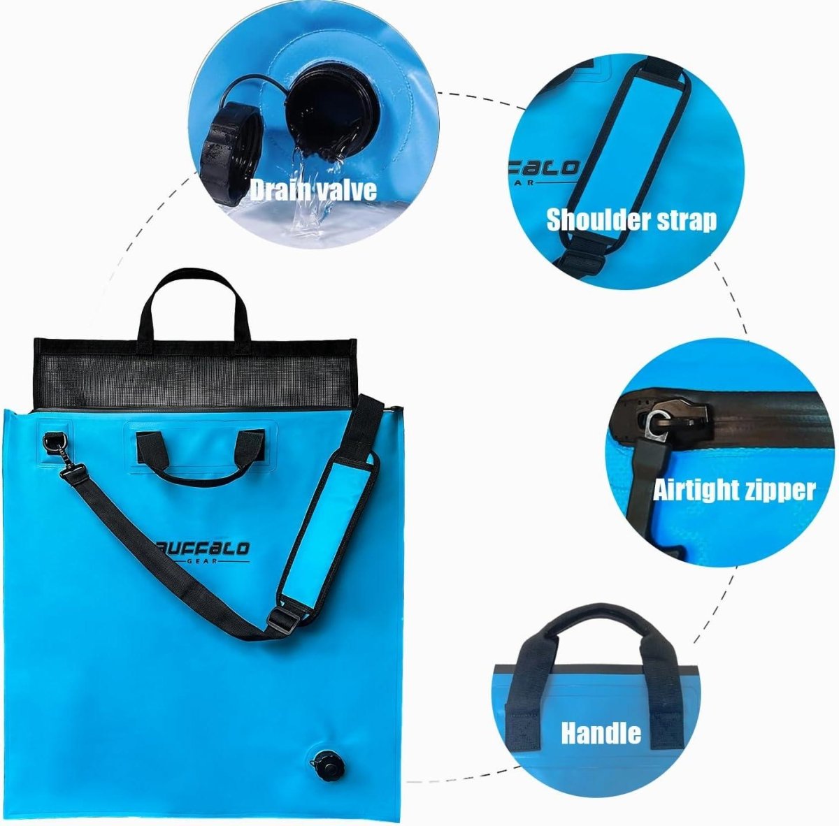 25'' Fish Tournament Weigh in Bag with Separate Mesh Insert - Get Tight Gear