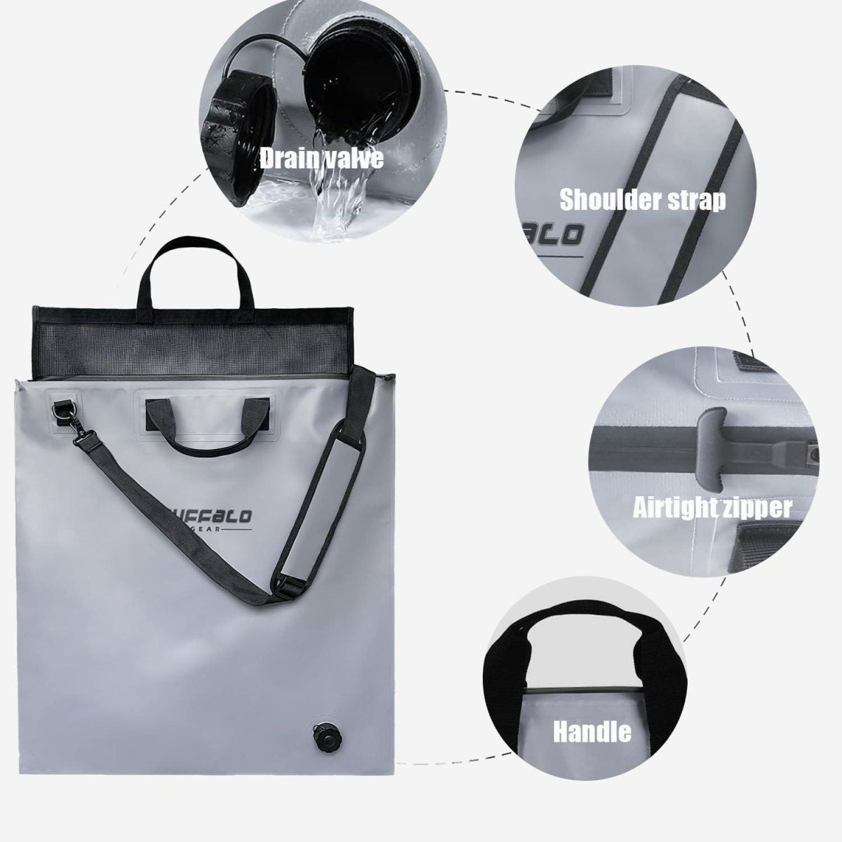 25'' Fish Tournament Weigh in Bag with Separate Mesh Insert - Get Tight Gear