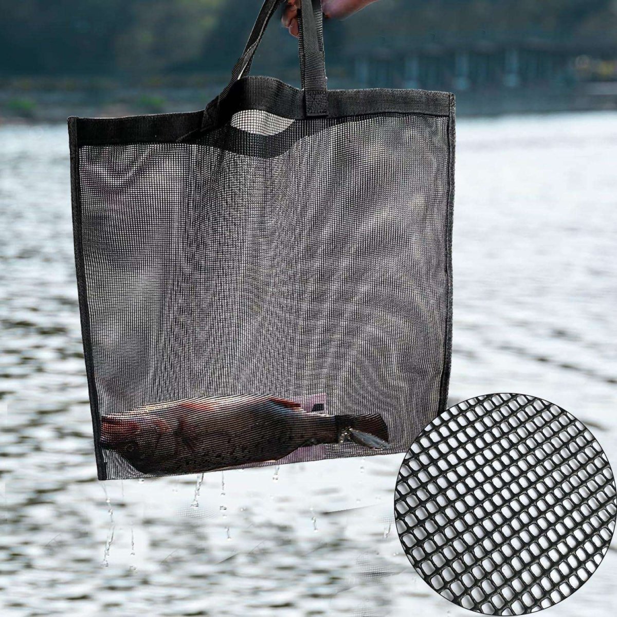 25'' Fish Tournament Weigh in Bag with Separate Mesh Insert - Get Tight Gear