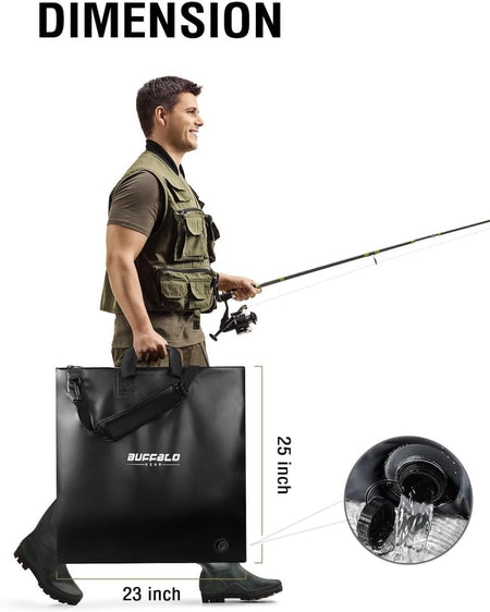 25'' Fish Tournament Weigh in Bag with Separate Mesh Insert - Get Tight Gear