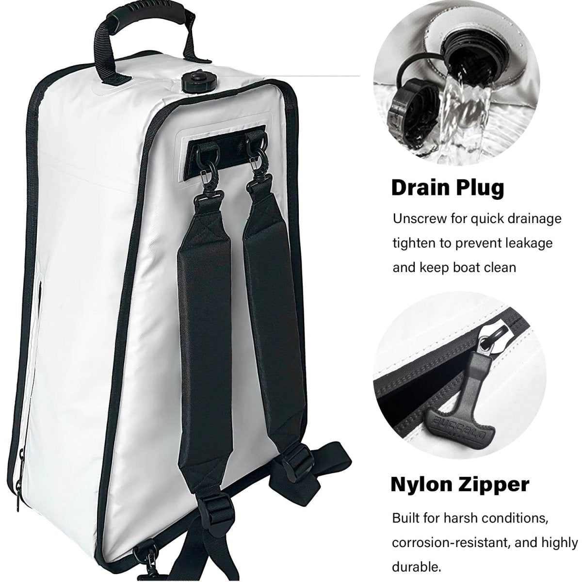 25'' Kayak Fish Cooler Bag with Shoulder Strap - Get Tight Gear