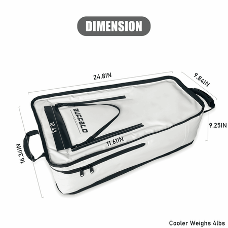 25'' Kayak Fish Cooler Bag with Shoulder Strap - Get Tight Gear