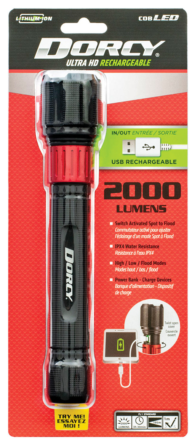 2000 L Rechargeable Flashlight