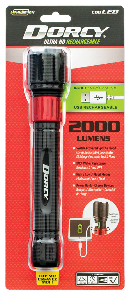 2000 L Rechargeable Flashlight