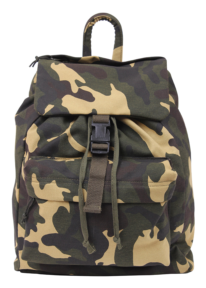 Rothco Canvas Daypack Woodland Camo