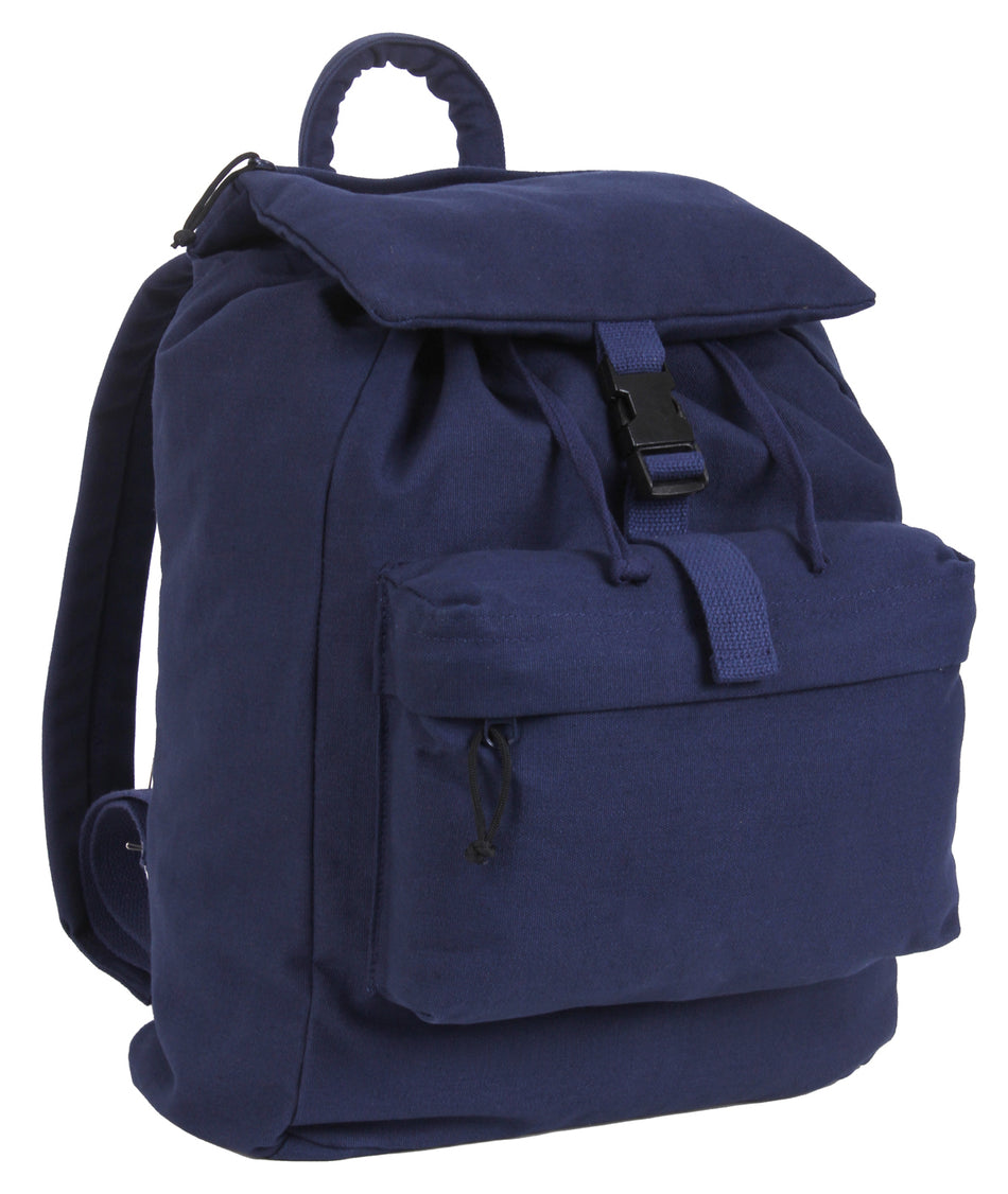 Rothco Canvas Daypack Navy Blue