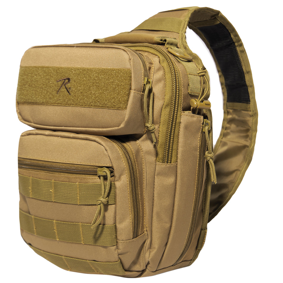 Rothco Compact Tactisling Shoulder Bag Coyote Brown