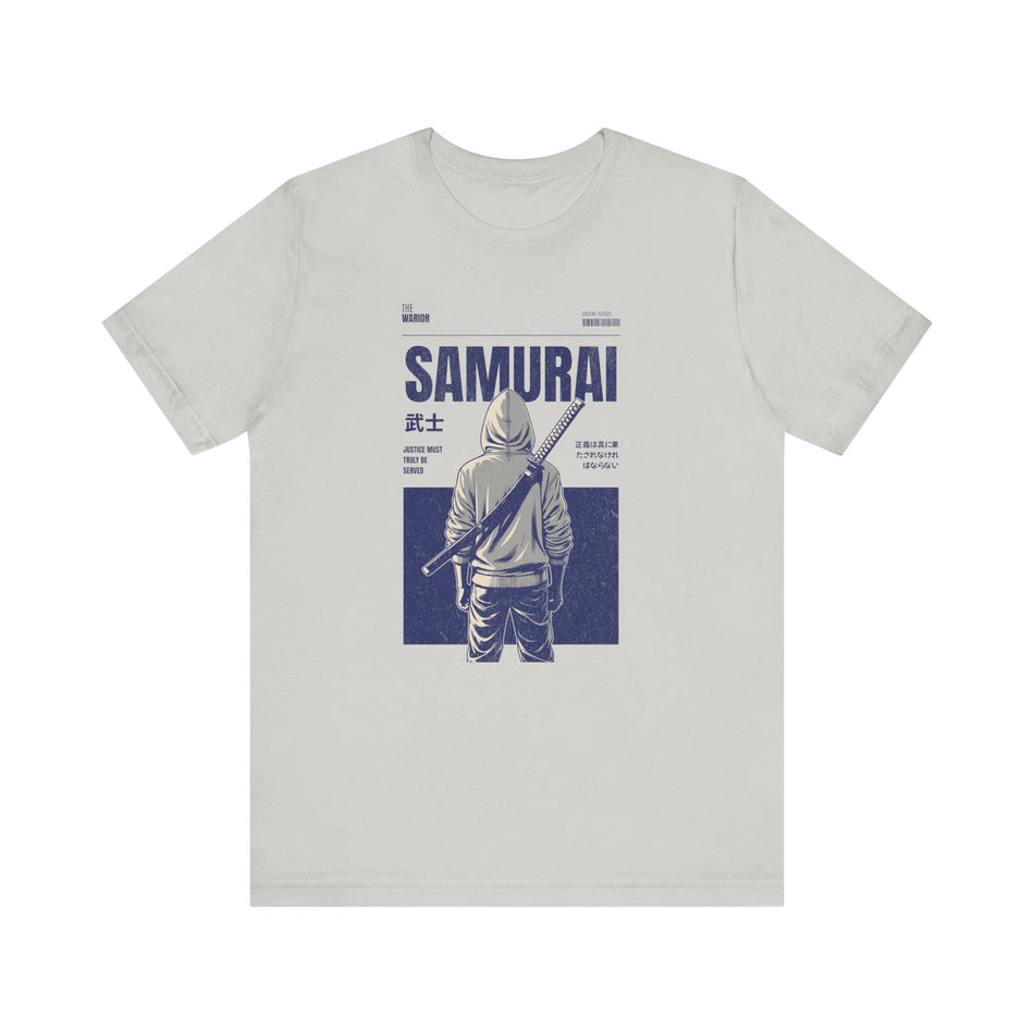 Vintage Samurai Graphic Tee, Anime Shirt, Men's/Women's Casual Wear, Gift for Gamers, Manga Fan Apparel