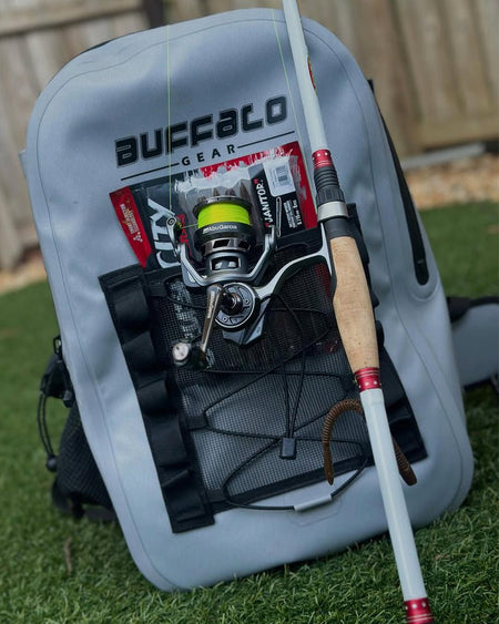 27QT Waterproof Fishing Backpack with Rod Holder - Get Tight Gear