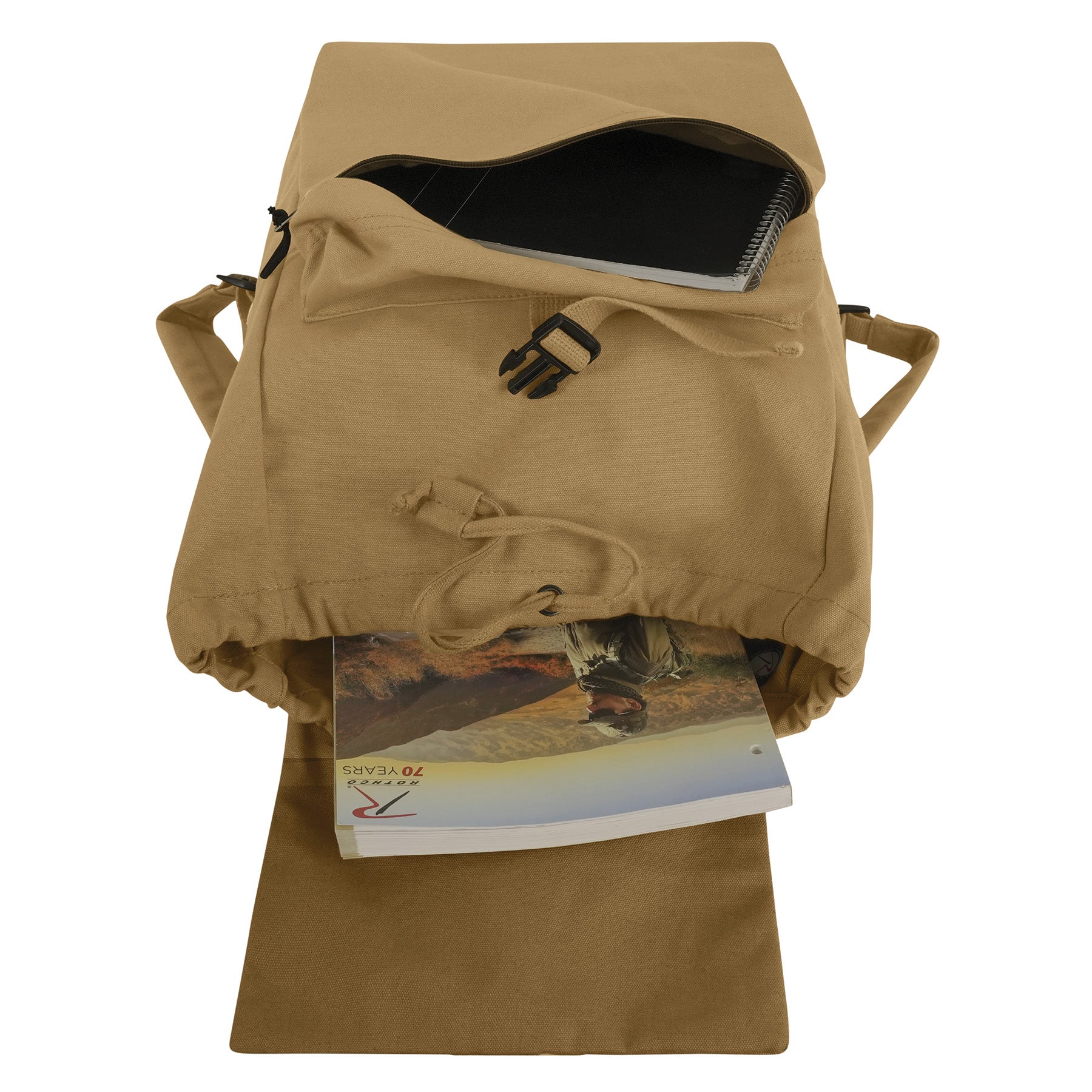 Rothco Canvas Daypack Coyote Brown