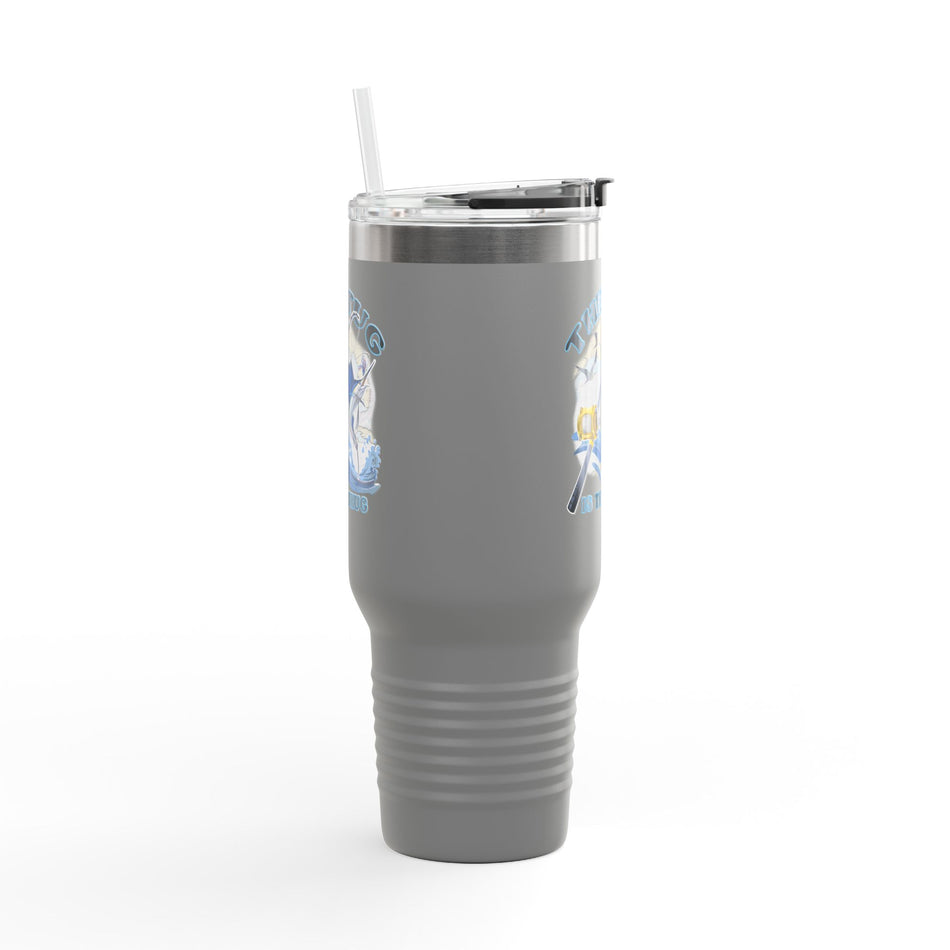 The Tug is the Drug™ Insulated Travel Mug - 40oz - Perfect for Adventure Lovers