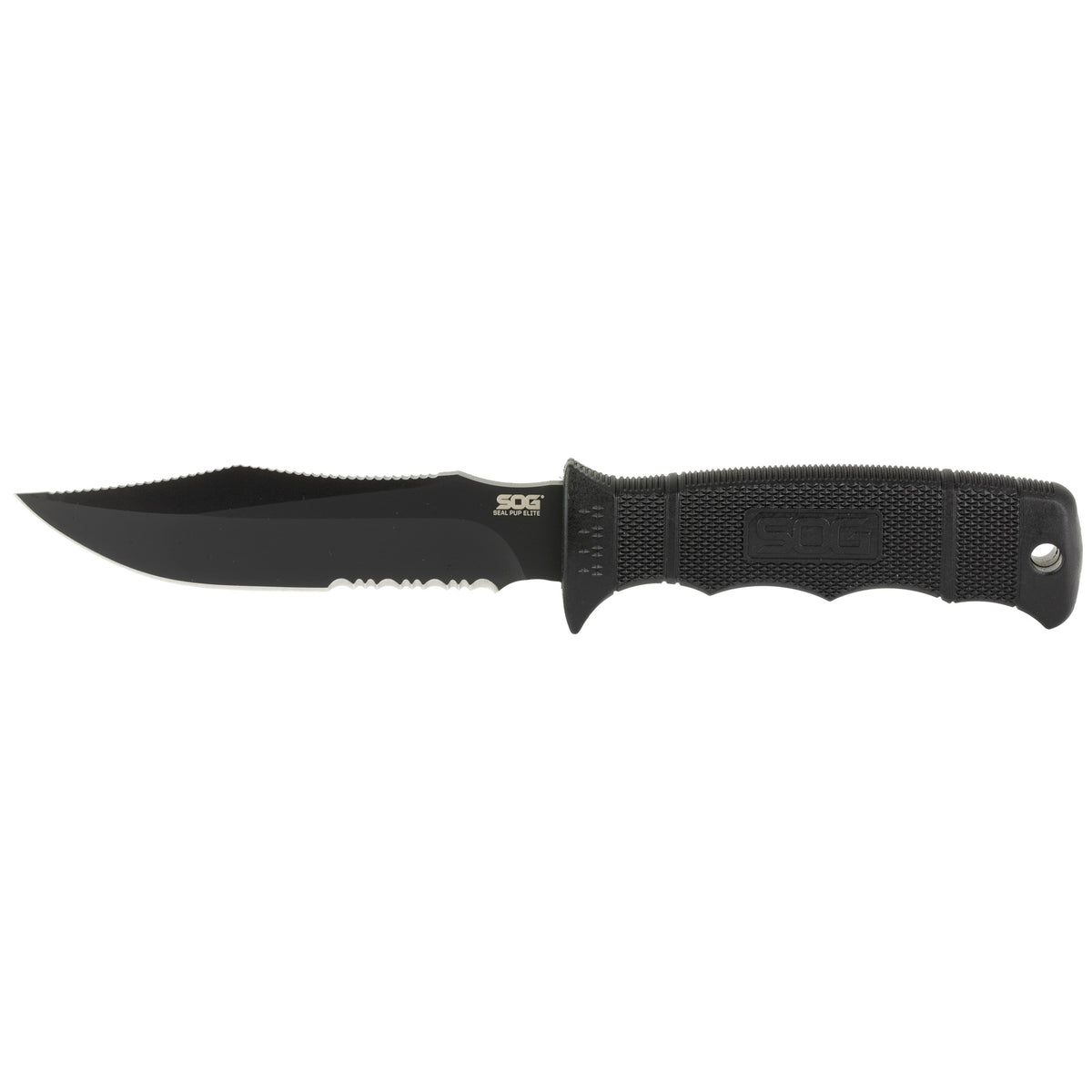 SOG SEAL PUP ELITE BLCK 4.85 W/STH