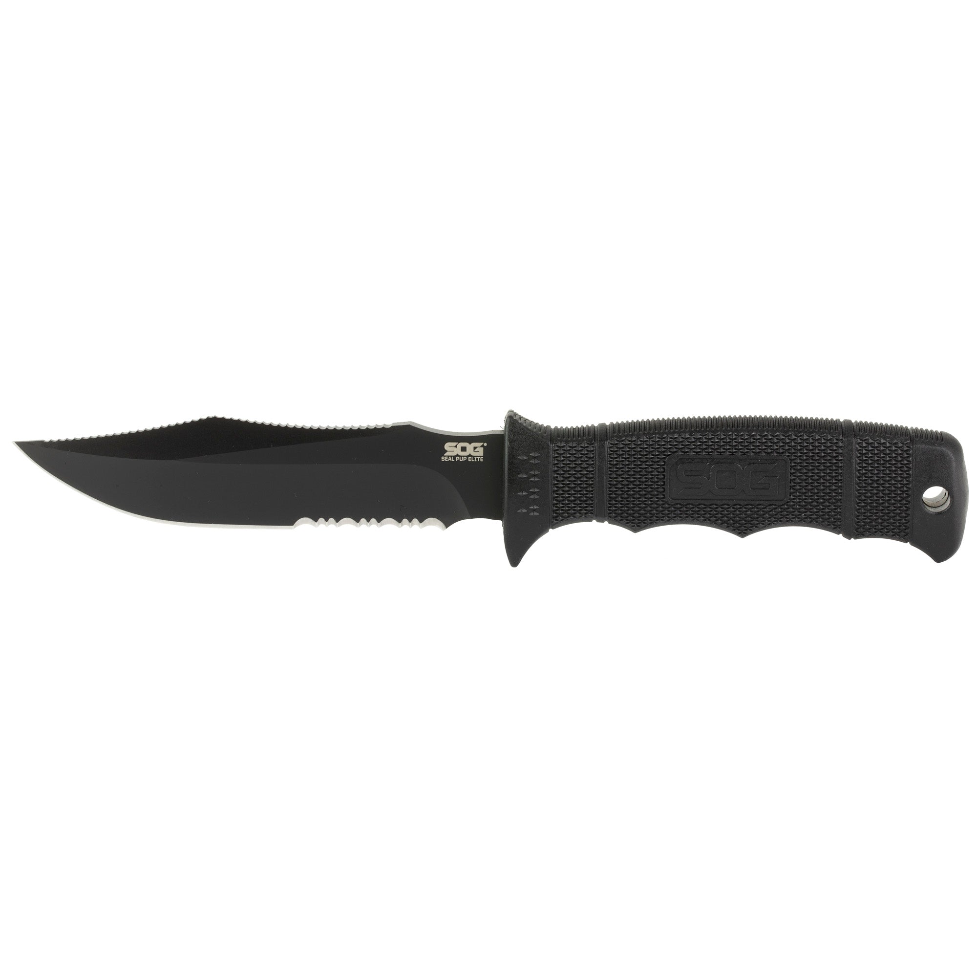 SOG SEAL PUP ELITE BLCK 4.85 W/STH