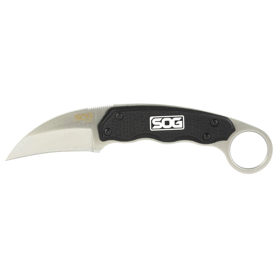 SOG GAMBIT BLACK 2.58 W/SHEATH