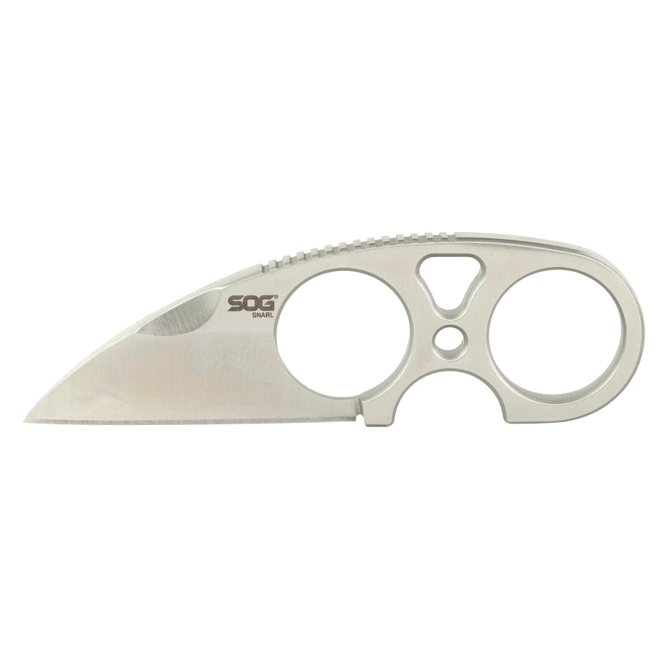 SOG SNARL SILVER 2.3 W/SHEATH
