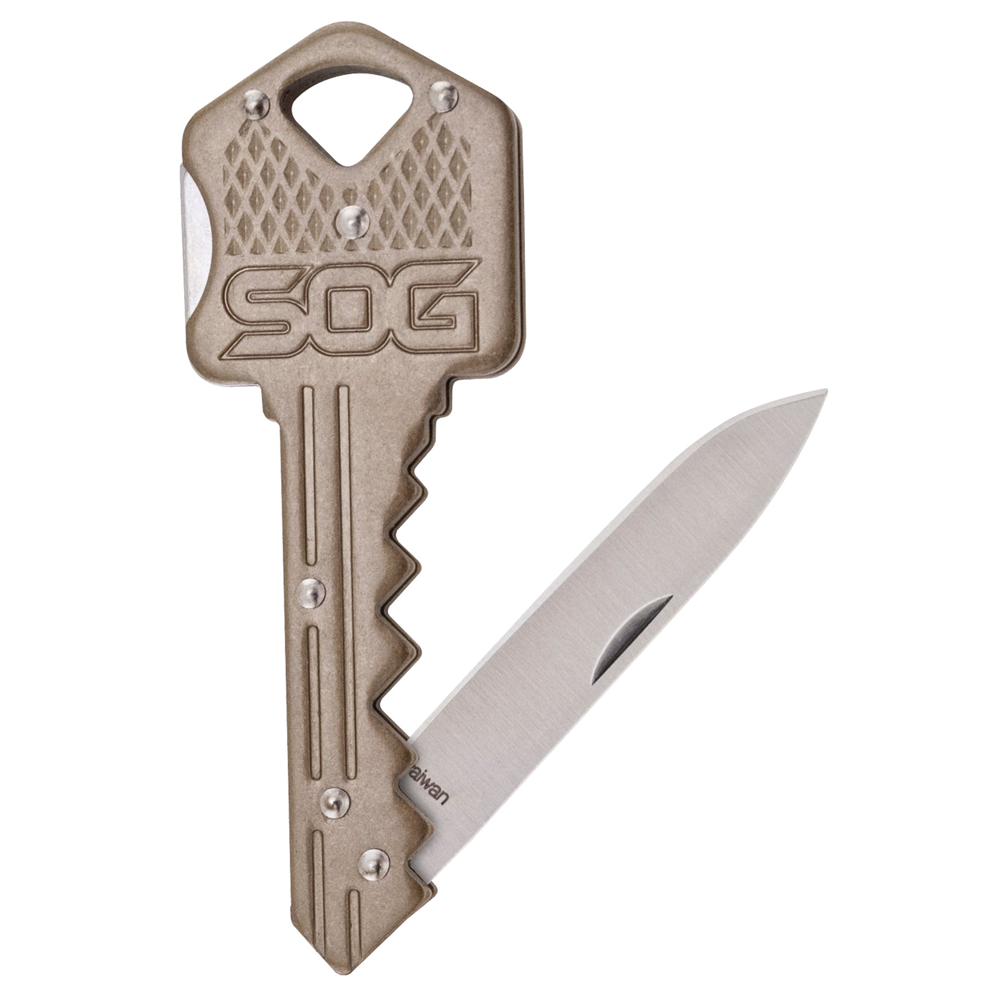 SOG KEY KNIFE BRASS 1.5
