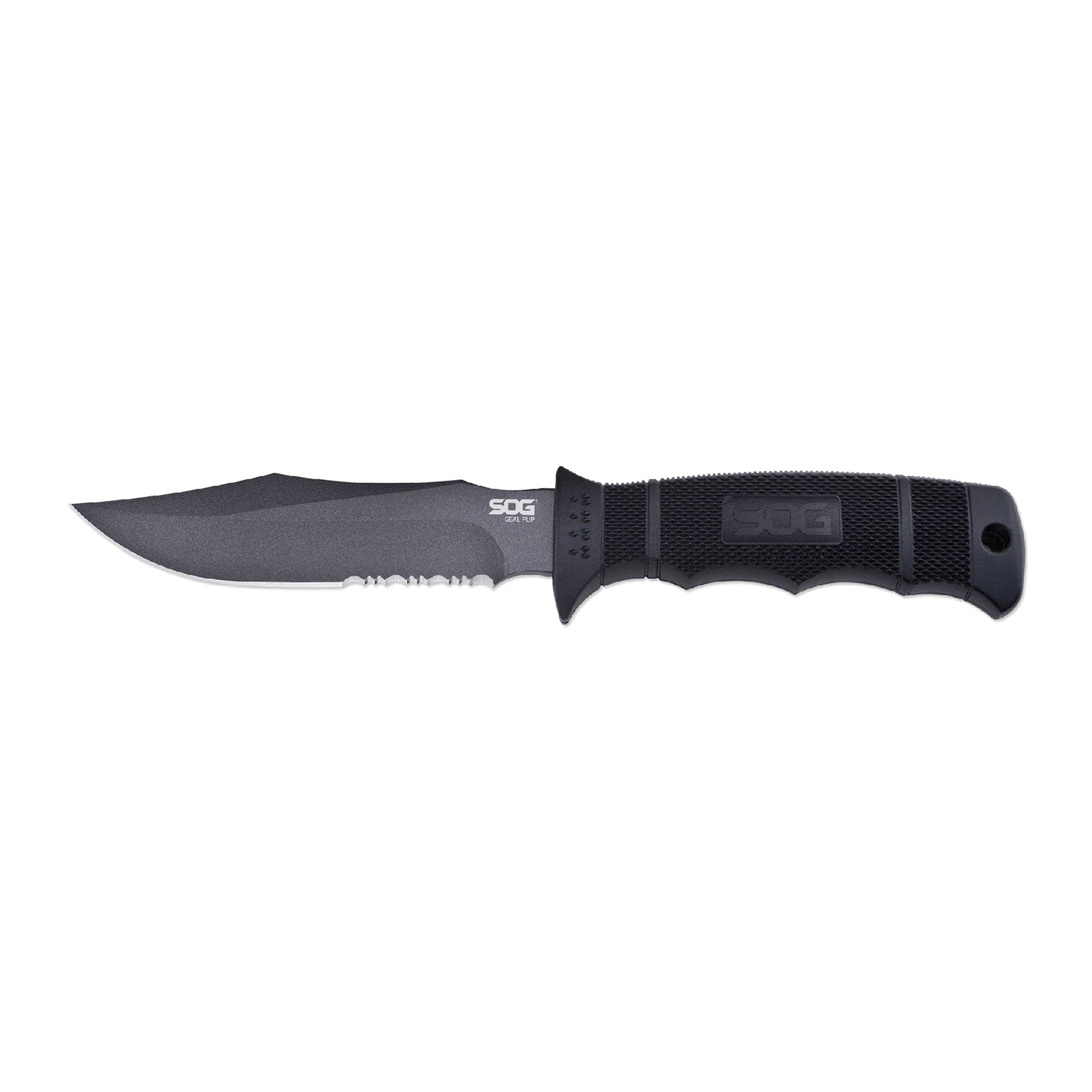 SOG SEAL PUP BLCK 4.75 NYLON W/STH