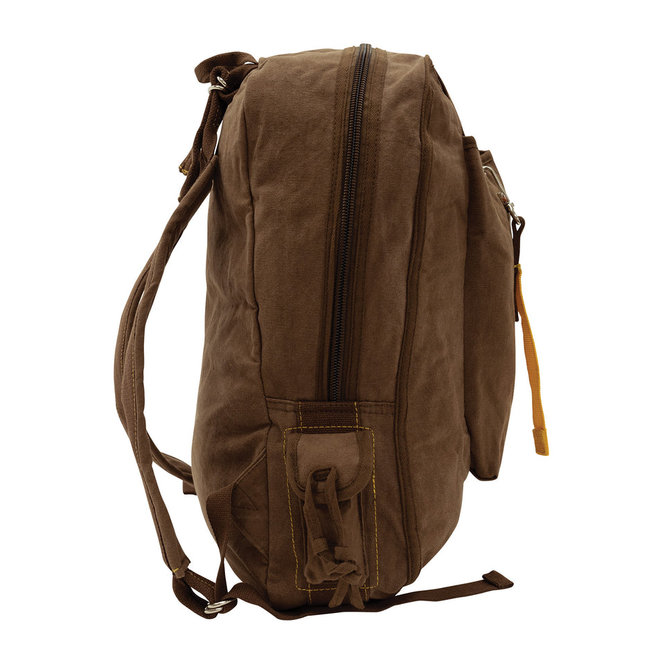 Rothco Vintage Canvas Flight Bag Brown