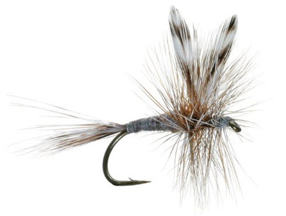 3 Pack Barbless Adams Classic Dry Fly - Hook Size 12 - Get Tight Gear