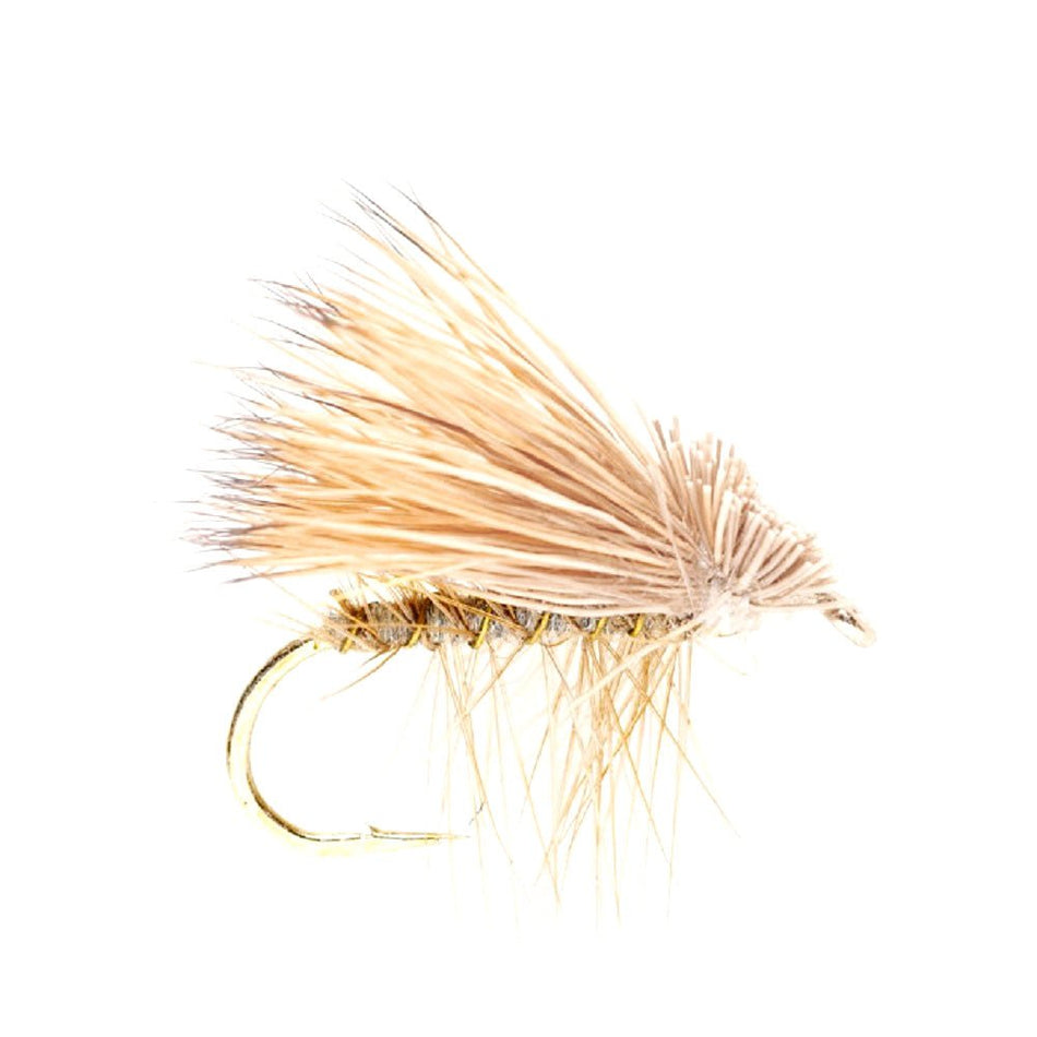 3 Pack Barbless Yellow Elk Hair Caddis Classic Trout Dry Flies Size 14 - Get Tight Gear