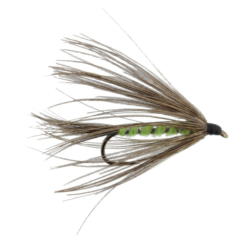 3 Pack Carey Special Soft Hackle Grouse and Bright Green Wet Fly - Hook Size 10 - Get Tight Gear