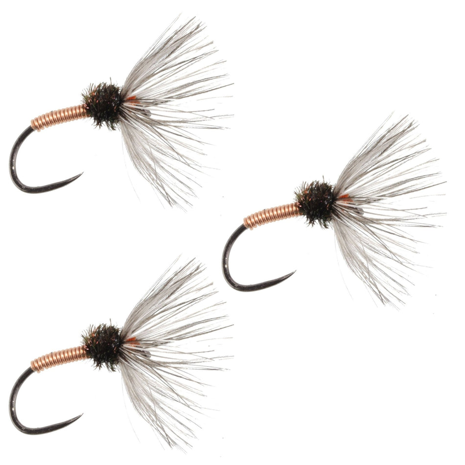 3 Pack Copper Sakasa Kebari - Tenkara Flies - Size 12 - Get Tight Gear