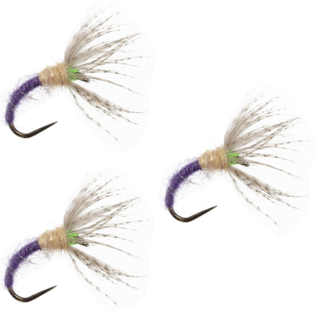 3 Pack Grave Digger Sakasa Kebari - Tenkara Flies - Size 10 - Get Tight Gear