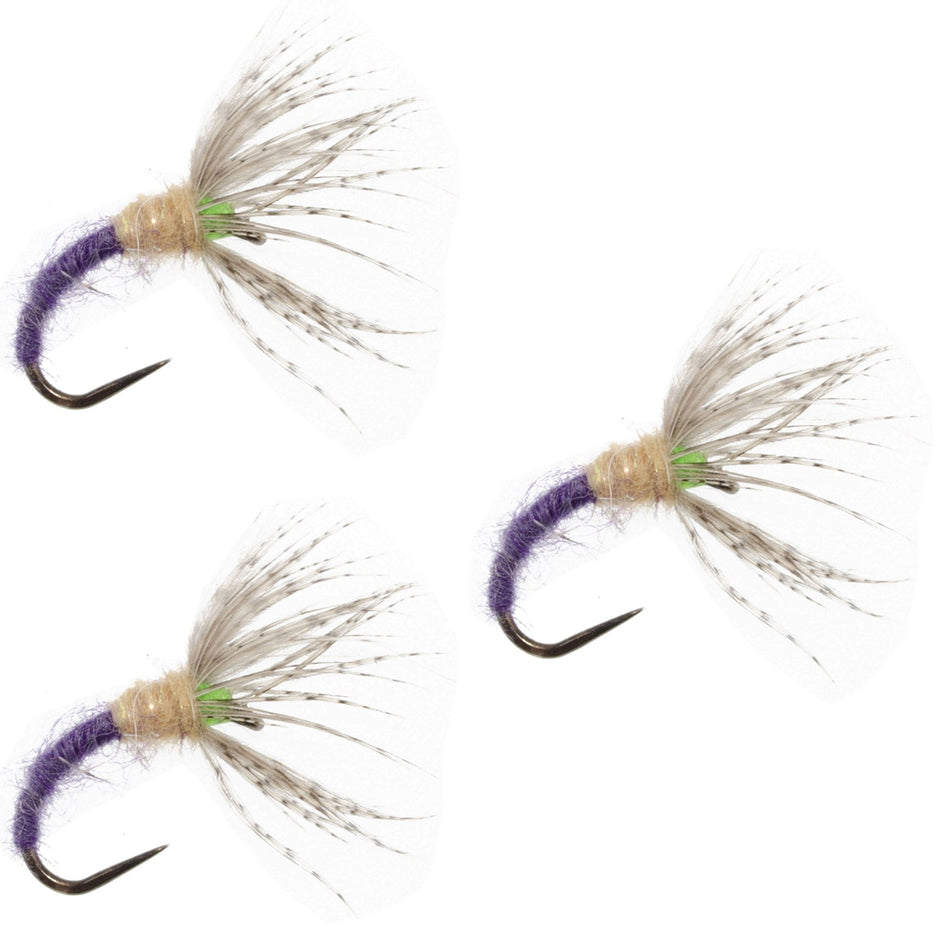 3 Pack Grave Digger Sakasa Kebari - Tenkara Flies - Size 10 - Get Tight Gear