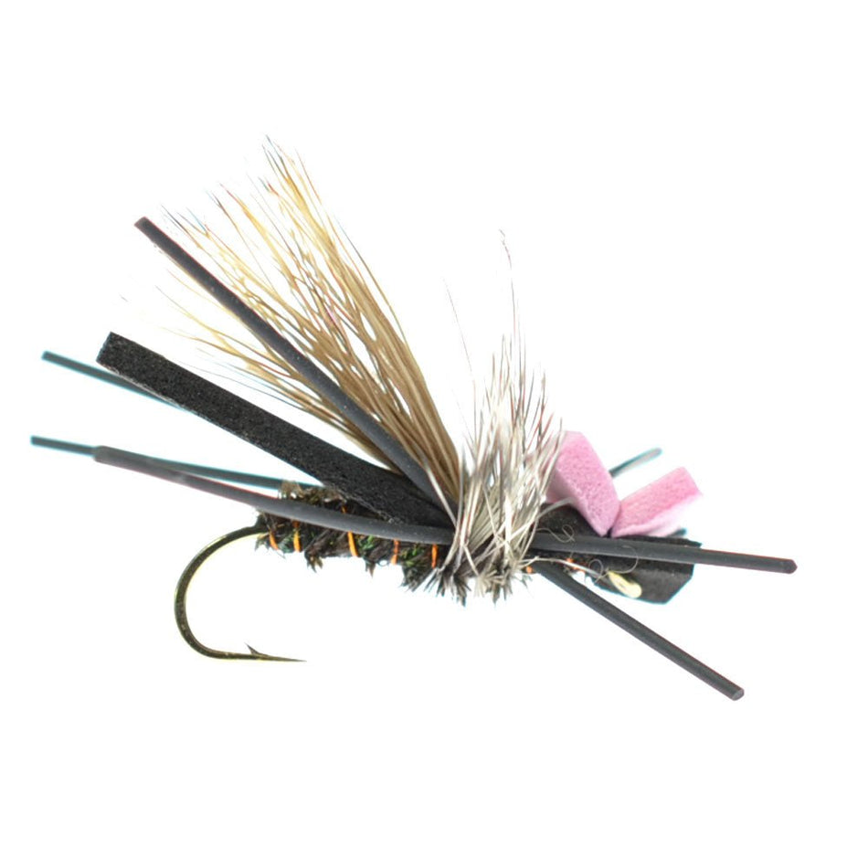 3 Pack Gypsy King Hopper Foam Body Grasshopper Fly - Hook Size 10 - Get Tight Gear