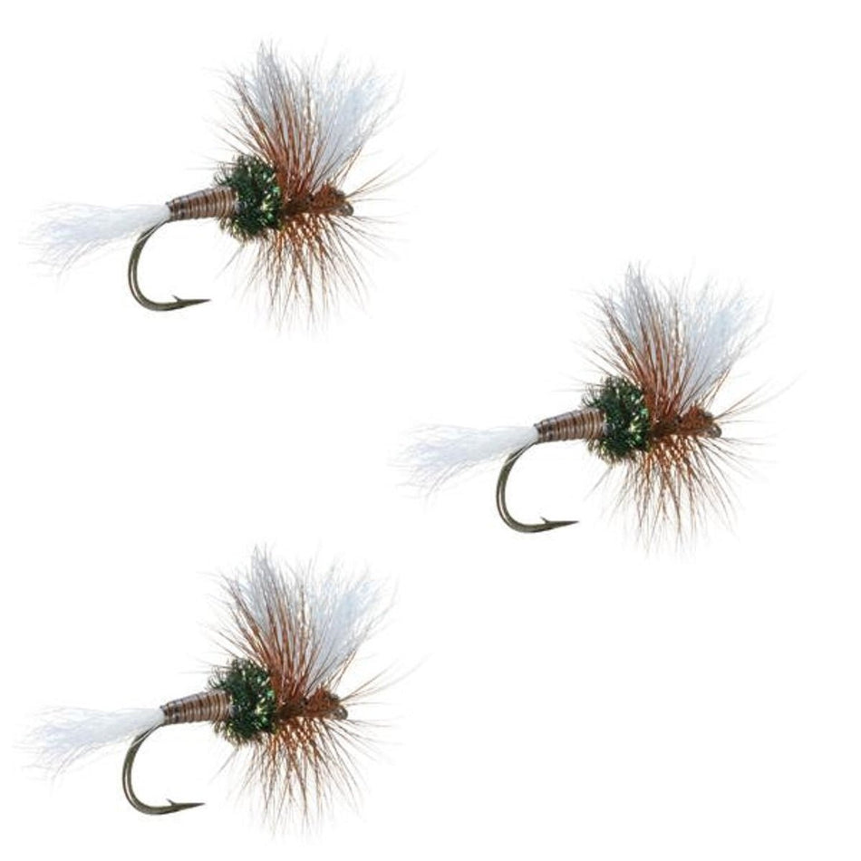 3 Pack H & L Variant Classic Dry Flies Hook Size 14 - Get Tight Gear